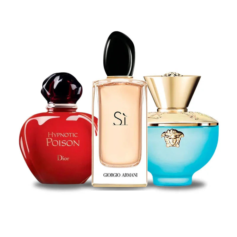 Set di 3 profumi | Hypnotic Poison + Sì + Versace DYLAN TURQUOISE