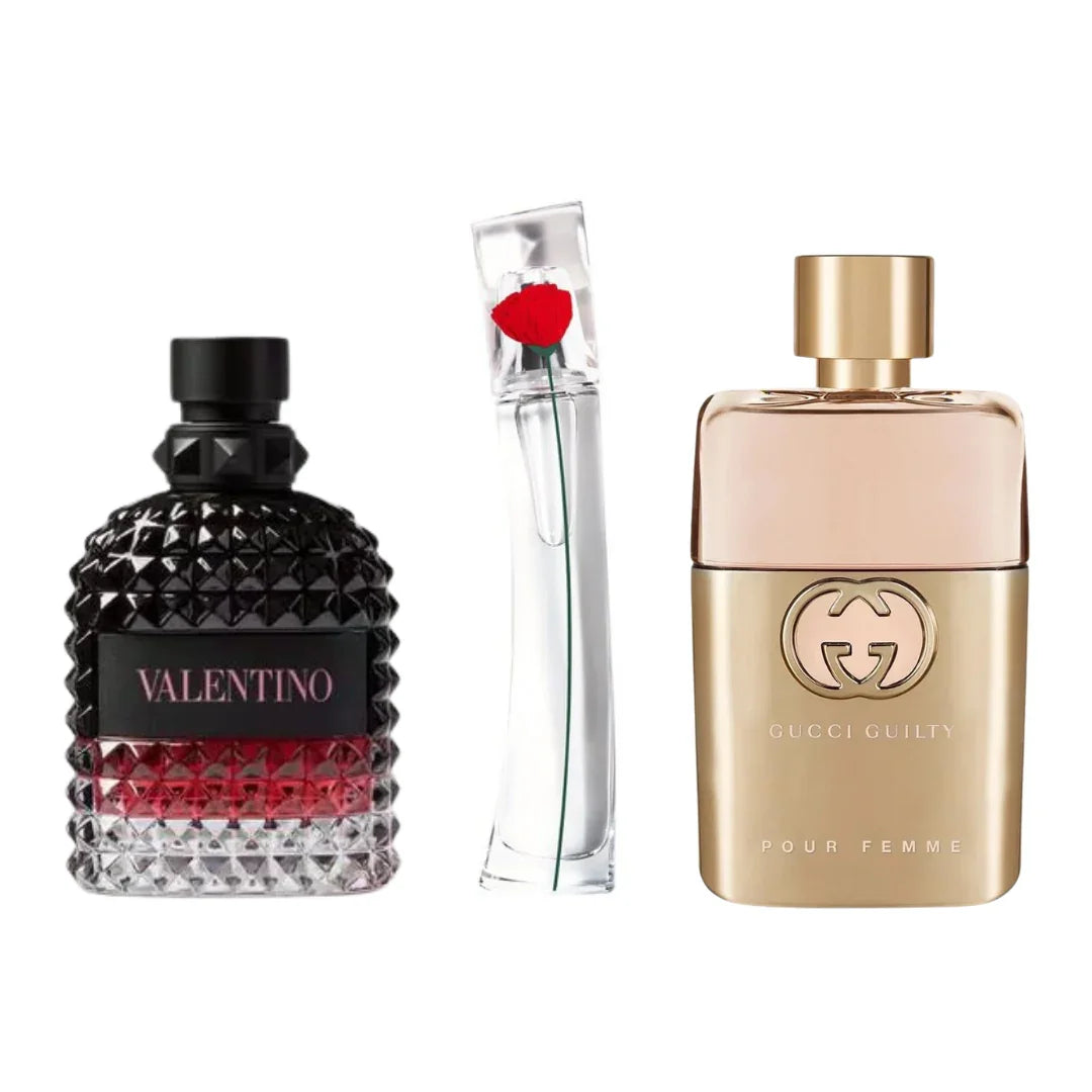 Set di 3 profumi | Gucci Guilty + Valentino Donna Intense + Flower